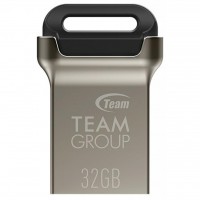 USB 3.0 Флеш накопитель 32Gb Team C162, Black, металлический корпус (TC162332GB0