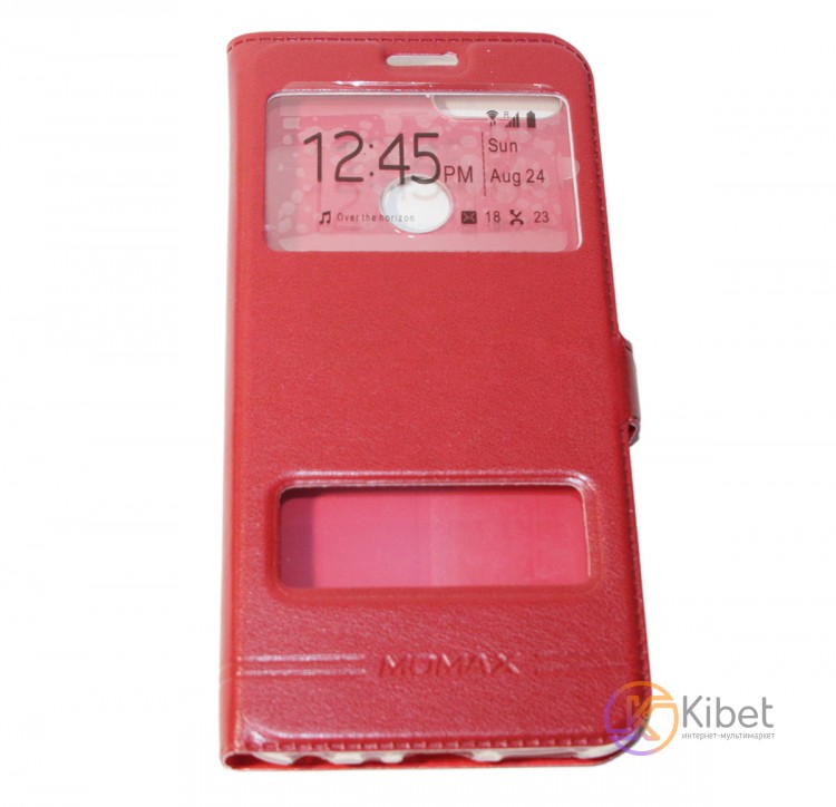 Чехол-книжка Momax для Huawei P Smart Red