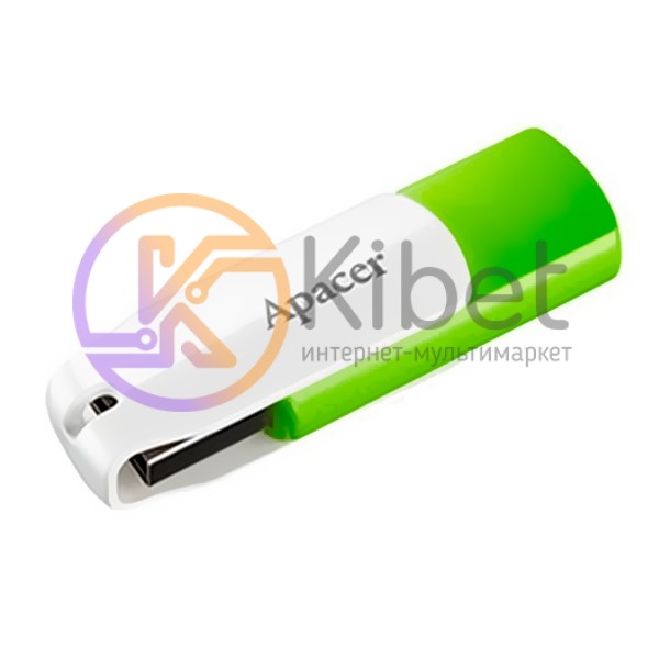 USB Флеш накопитель 64Gb Apacer AH335, Green (AP64GAH335G-1)