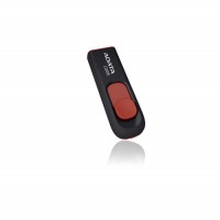 USB Флеш накопитель 8Gb A-DATA C008 Black AC008-8G-RKD