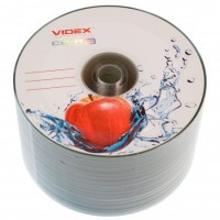Диск CD-R 50 Videx 'Fresh Яблоко', 700Mb, 52x, Bulk Box