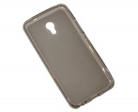 Накладка силиконовая для смартфона Meizu M5 Dark Transparent