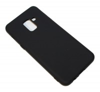 Накладка силиконовая Soft Case matte Samsung A530 (A8 2018), Black