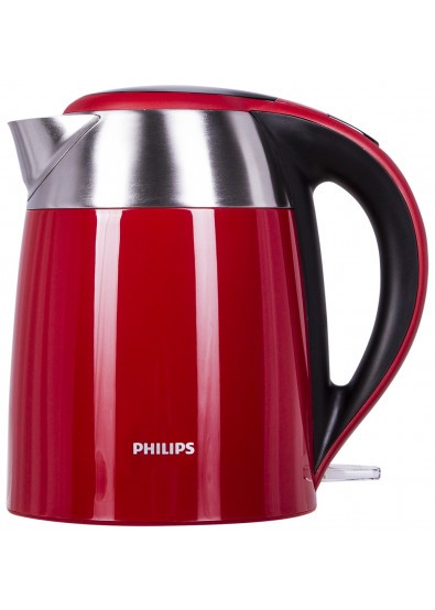 Чайник Philips HD9329 06 Red, 1920W, 1.7 л, дисковый, двойные стенки, индикатор
