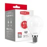 Лампа Maxus LED G45 F 4W (40Вт), 4100K (яркий свет), 220V, цоколь E14, 1-led-541