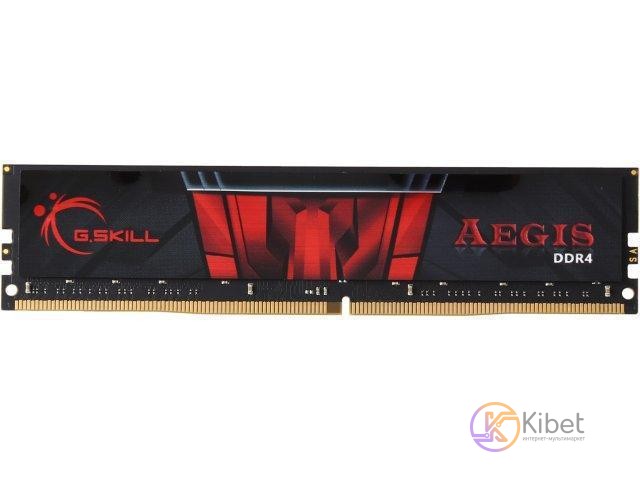 Модуль памяти 8Gb DDR4, 2666 MHz, G.Skill Aegis, 19-19-19-43, 1.2V (F4-2666C19S-