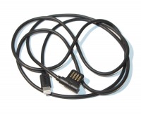Кабель USB - Lightning, Remax Rayen, Black, 1 м (RC-075i)