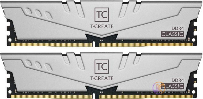 Модуль памяти 16Gb x 2 (32Gb Kit) DDR4, 2666 MHz, Team T-Create Classic, Gray, 1