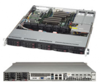 Корпус для сервера SuperMicro SuperChassis 113MFAC2-R606CB, Black, 600W, 1U, ATX