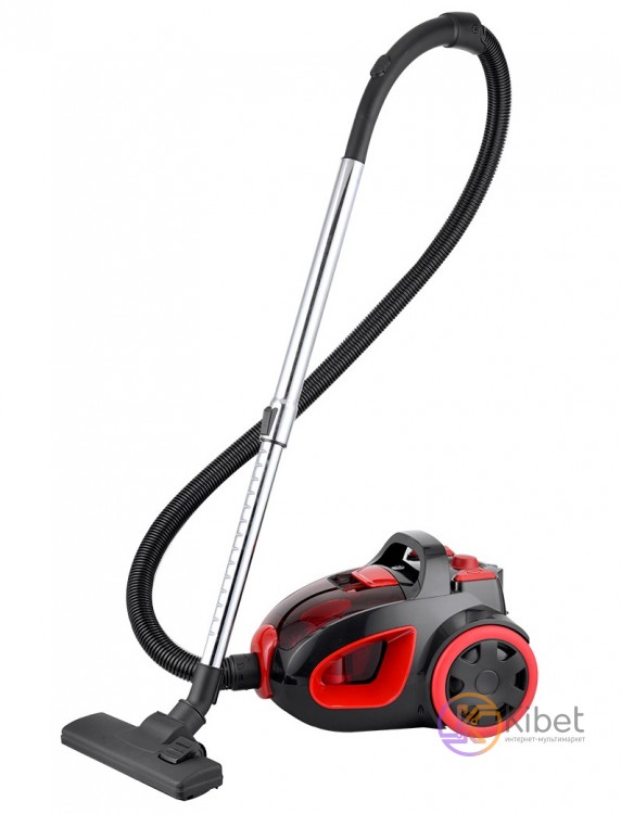 Пылесос VOX Electronics SL159R, Black Red, 800W, безмешковой, сухая уборка, пыле