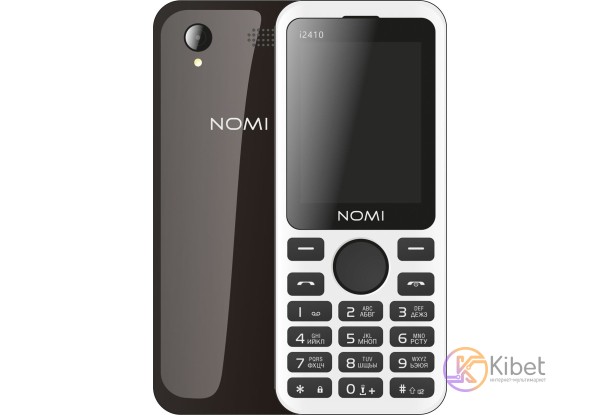 Мобильный телефон Nomi I2410 Black, 2 Sim, 2.4' (320x240) TFT, Spreadtrum SC6531