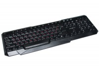 Клавиатура Maxxter KB-211-U стандартная, USB, Black