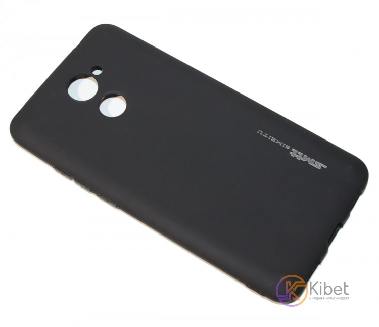 Накладка силиконовая для смартфона Huawei Y7 (2017), SMTT matte Black
