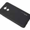 Накладка силиконовая для смартфона Huawei Y7 (2017), SMTT matte Black