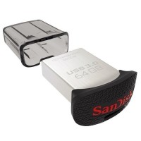 USB 3.0 Флеш накопитель 64Gb SanDisk Ultra Fit Black, 130Mb s, SDCZ43-064G-G46