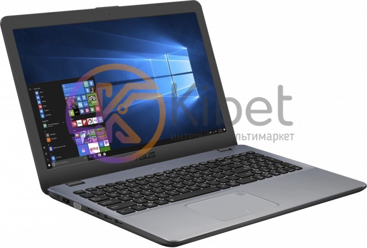 Ноутбук 15' Asus X542BP-GQ020 Dark Grey 15.6' глянцевый LED HD (1366x768), AMD A