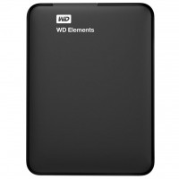 Внешний жесткий диск 1Tb Western Digital Elements, Black, 2.5', USB 3.0 (WDBUZG0