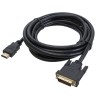 Кабель HDMI - DVI 3 м Patron Black (PN-DVI-HDMI-30)