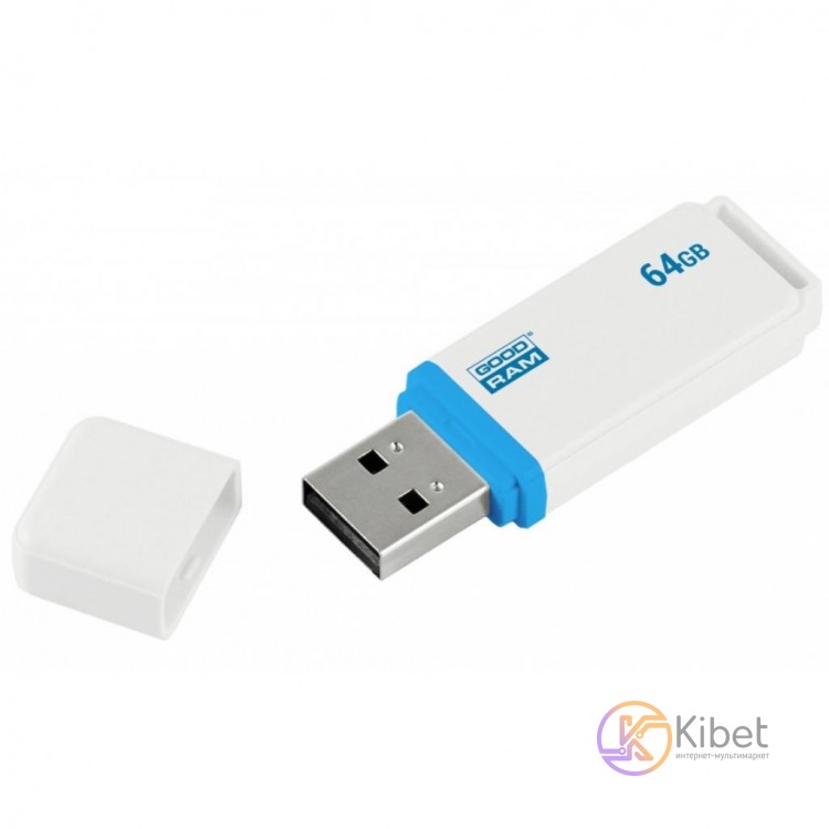 USB Флеш накопитель 64Gb Goodram UMO2 White, UMO2-0640W0R11