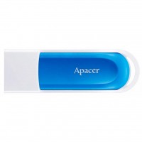 USB Флеш накопитель 64Gb Apacer AH23A White Blue (AP64GAH23AW-1)