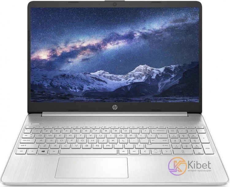Ноутбук 15' HP 15s-fq1095ur (22Q52EA) Silver, 15.6', матовый LED Full HD 1920x10