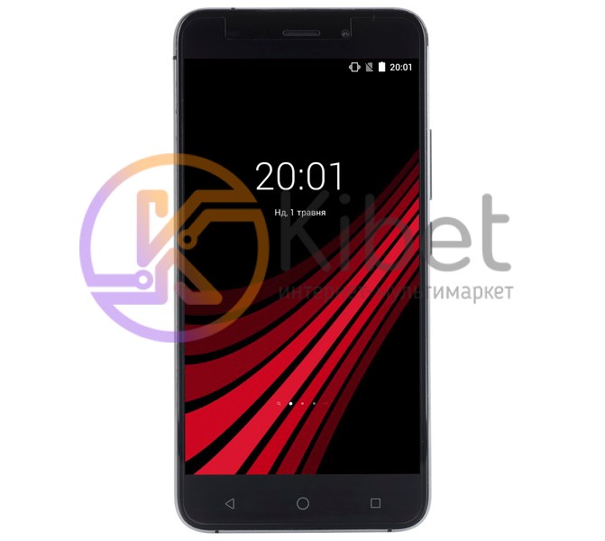 Смартфон Ergo A556 Blaze Dual Sim Black, 2 Sim, сенсорный емкостный 5.5' (1280x7