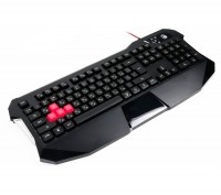 Клавиатура A4Tech Bloody B130, USB Black игровая, синяя подсветка, эффект 'дыхан