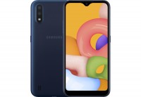 Смартфон Samsung Galaxy A01 (A015) Blue, 2 NanoSim, сенсорный емкостный 5.7' (15