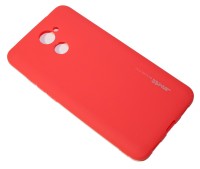 Накладка силиконовая для смартфона Huawei Y7 (2017), SMTT matte Red