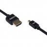 Кабель HDMI - mini HDMI, 2E, 2 м, V1.4, позолоченные коннекторы, 4K (2EW-1120-2M